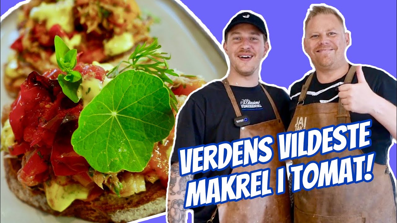 VERDENS VILDESTE MAKREL I TOMAT med Ole Kragekjær // Opskrifter | P. Clausens Fiskehandel