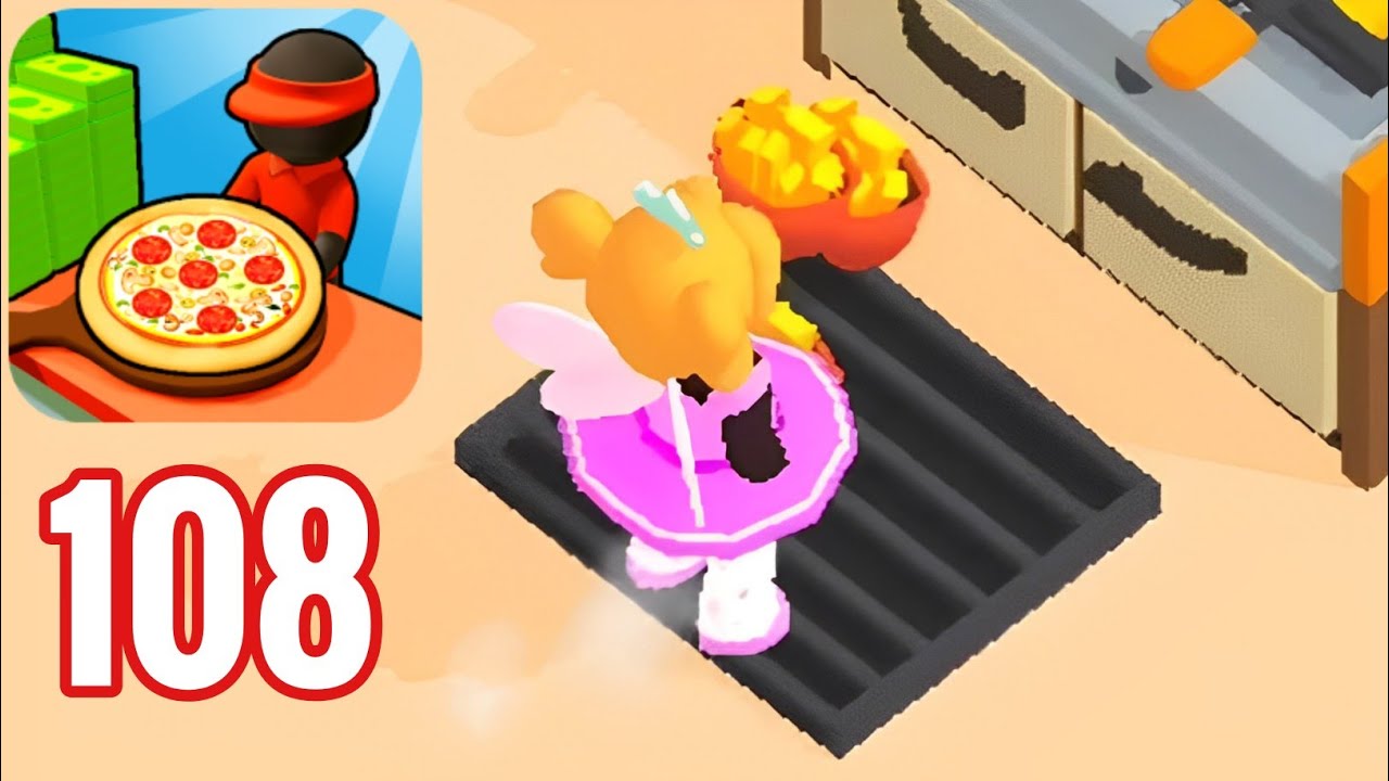 B Burger Level 10 MAX - Pizza Ready! - Part 108 - Gameplay Walkthrough (Android, iOS)