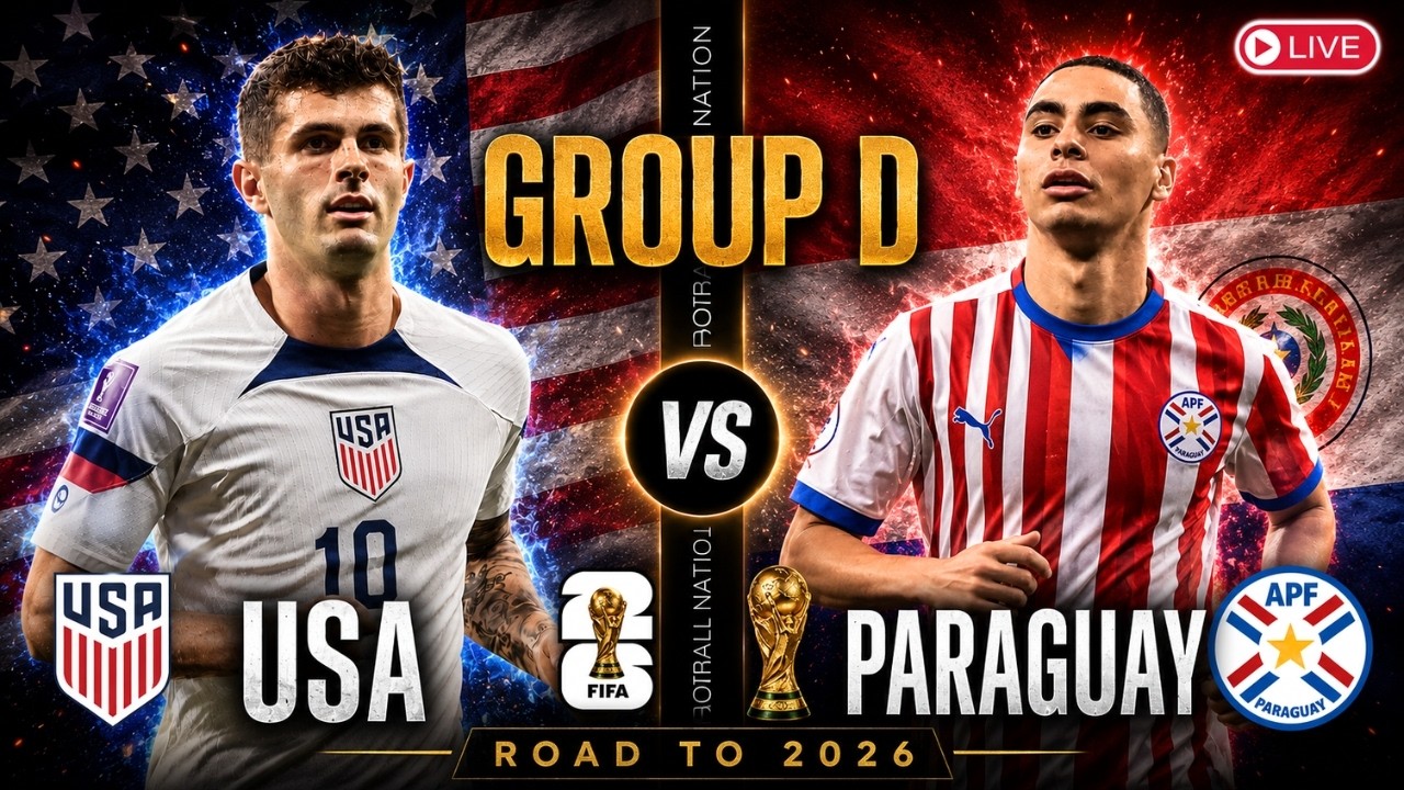 USA vs Paraguay - 2026 FIFA World Cup - Group D - Live Stream Color Radio Broadcast