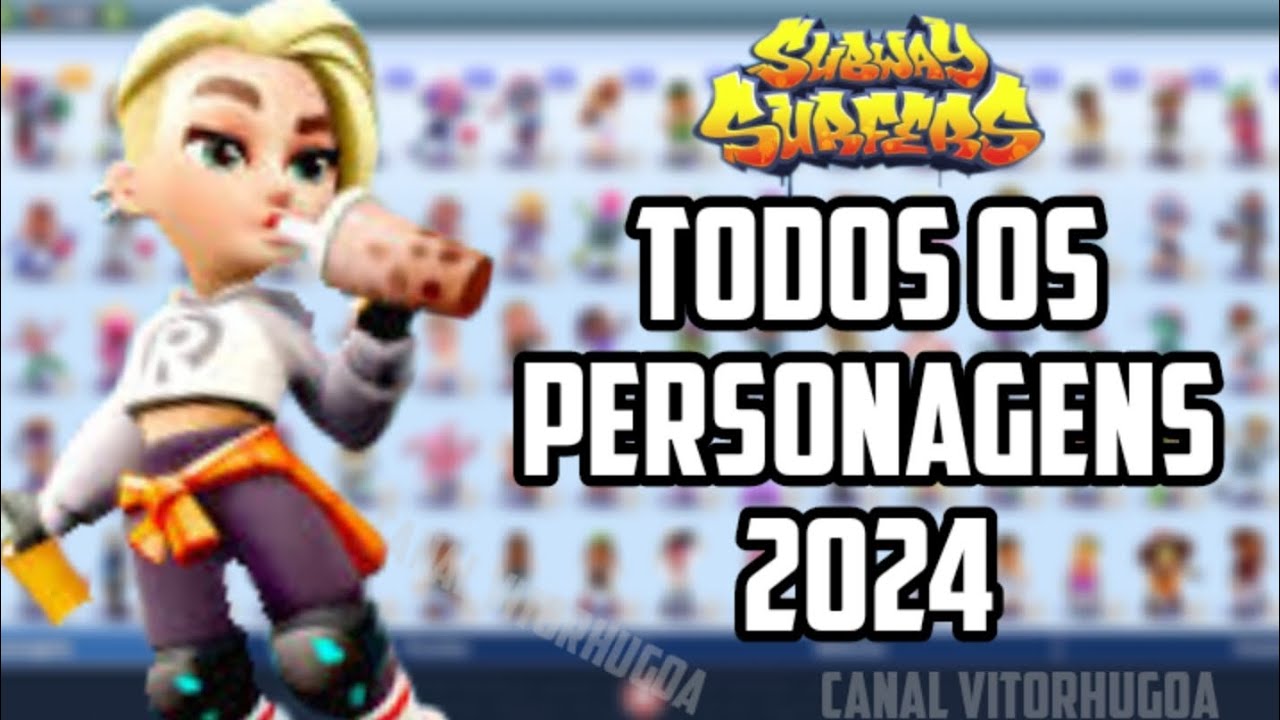Todos os Personagens do Subway Surfers em 2024