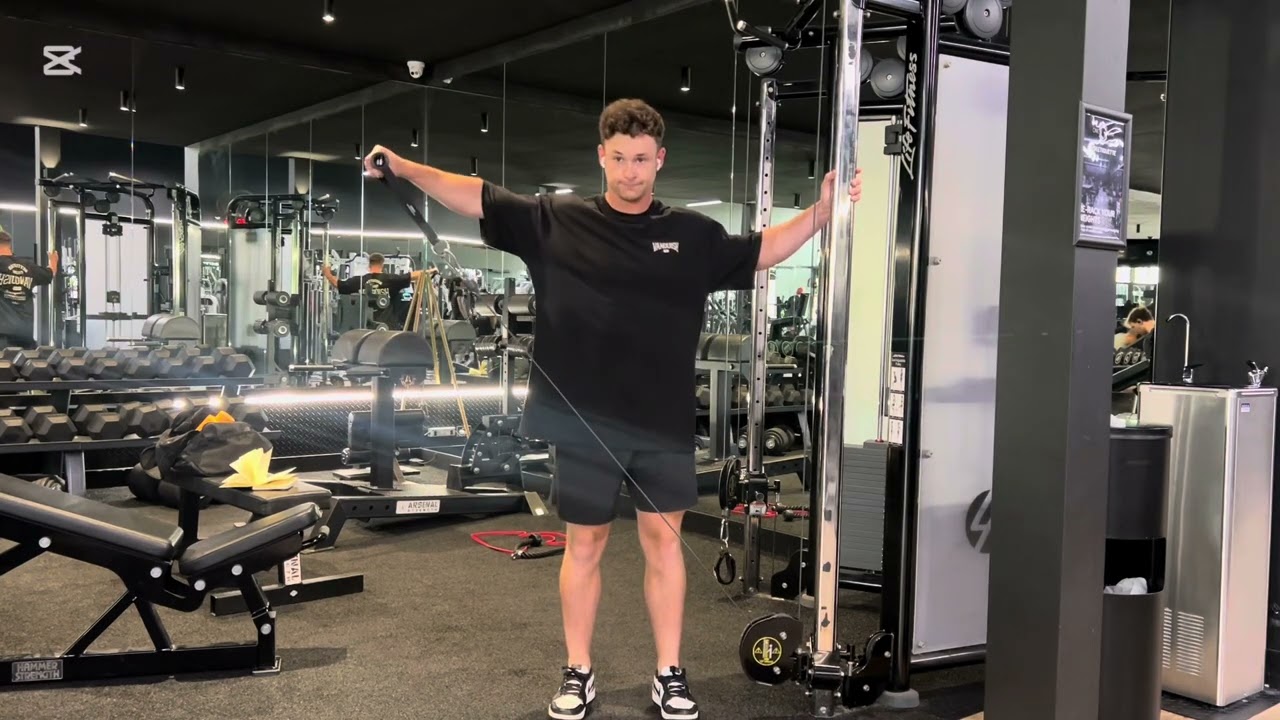 Exercise Tutorial - D Handle Cable Lateral Raise