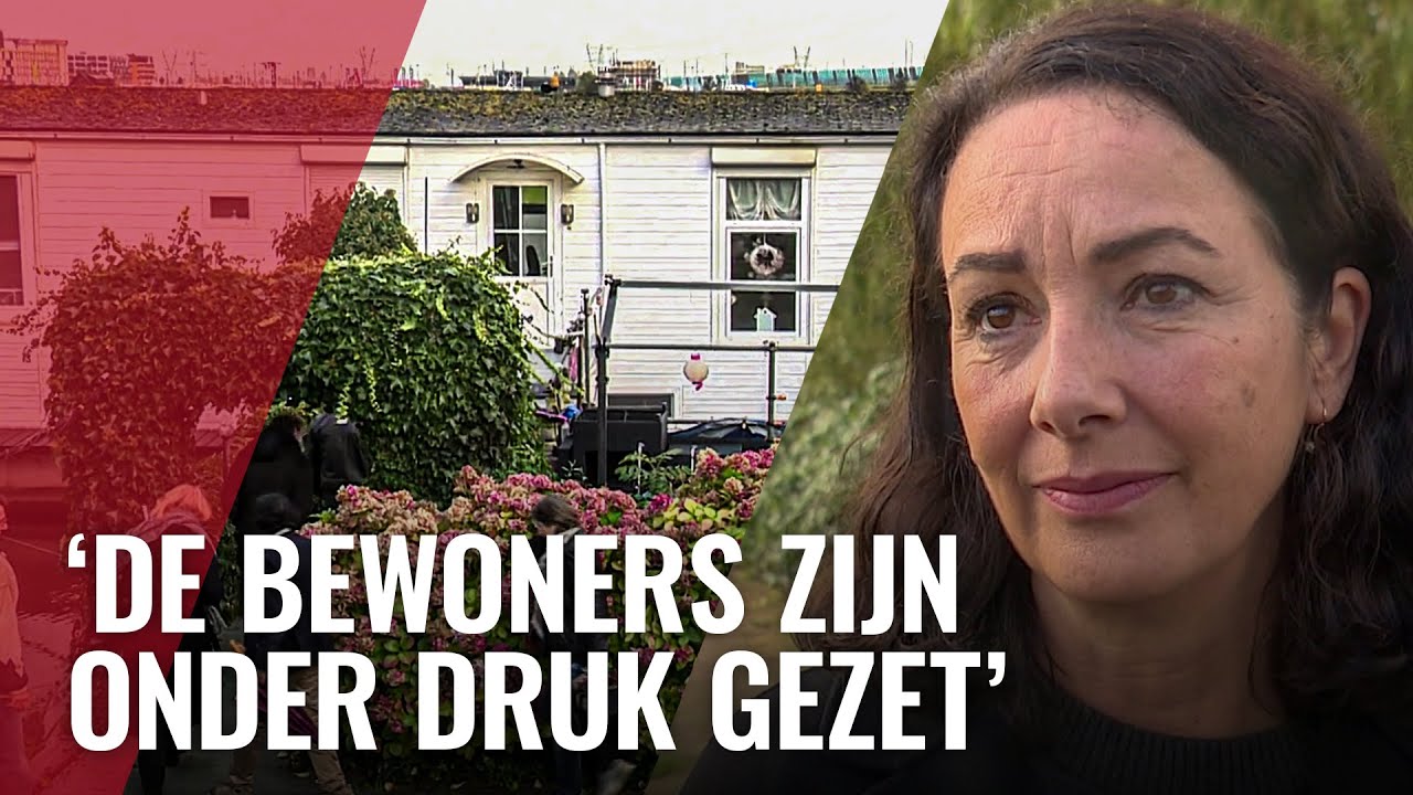 Halsema en ombudsman voeren emotioneel gesprek met woonbootbewoners