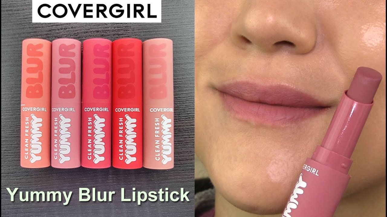 CoverGirl YUMMY BLUR Lipsticks // Lip Swatches & Review