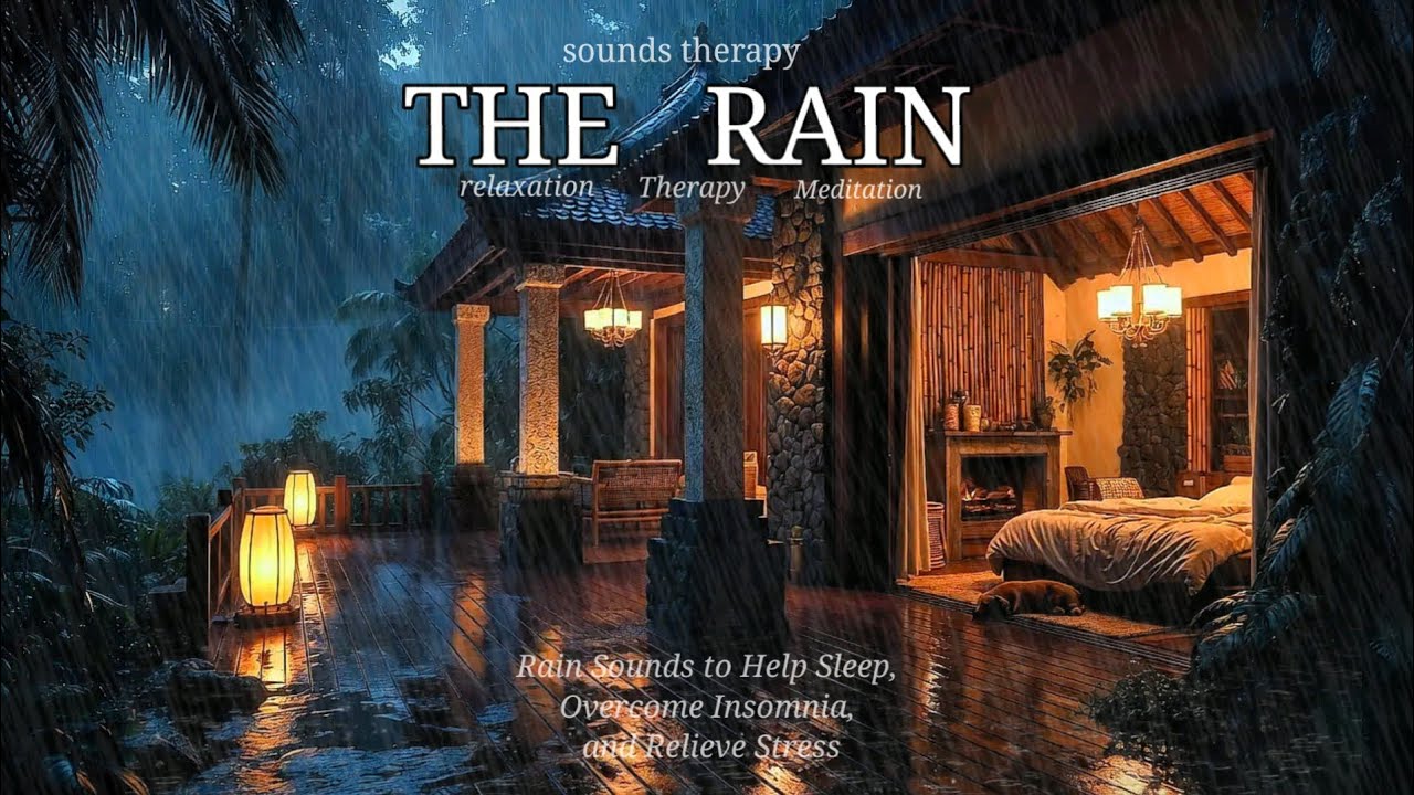 I repeat this Rain Sound to Relieve Insomnia, Tinnitus & As Soothing Sleep Music