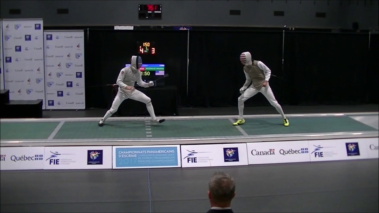 2017 Pan Ams MF Gold Race Imboden vs Alex Massialas