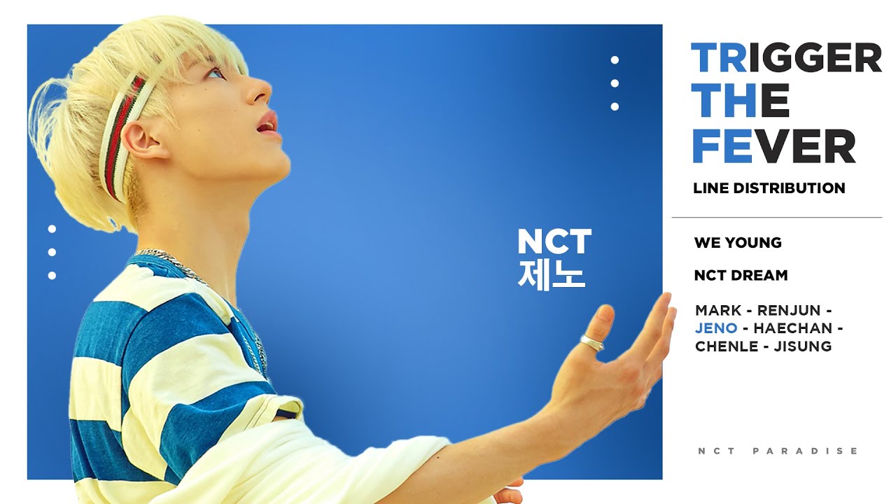 NCT Dream - Trigger the Fever (Line Distribution)