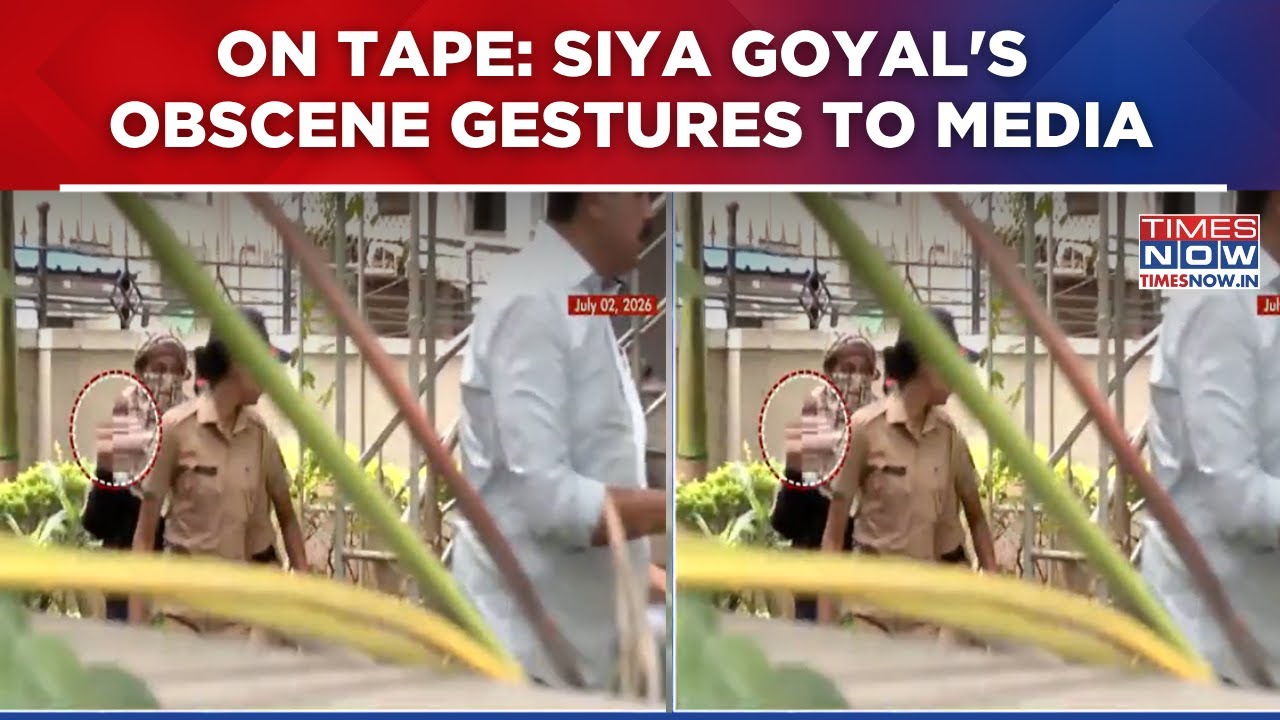 Ketan Murder Case | Accused Siya Goyal Caught On Camera Making Obscene Gesture While Being Escorted