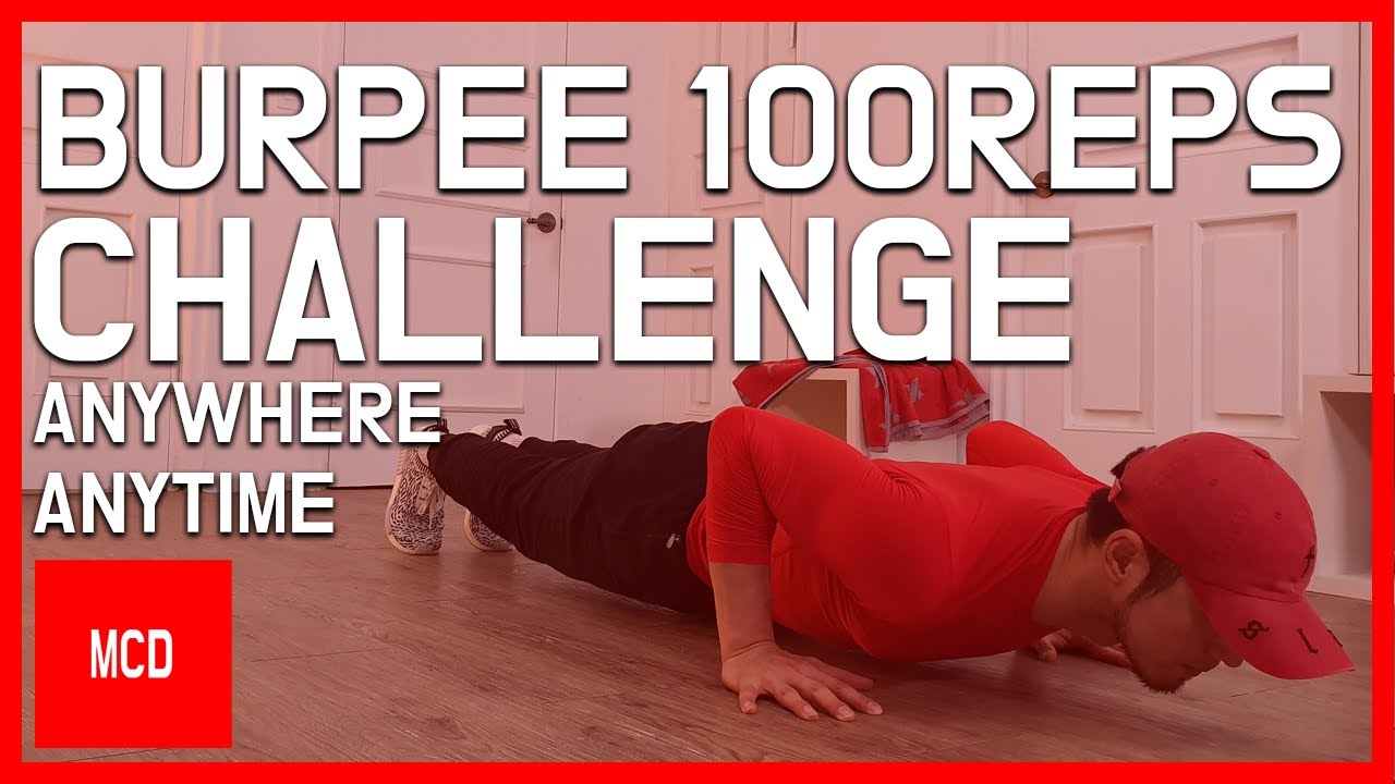 Burpee 100reps Challenge(Rep Per 7Sec)! | 버피테스트 100개 챌린지_7초에 1개! Mad Challenge Diary #8