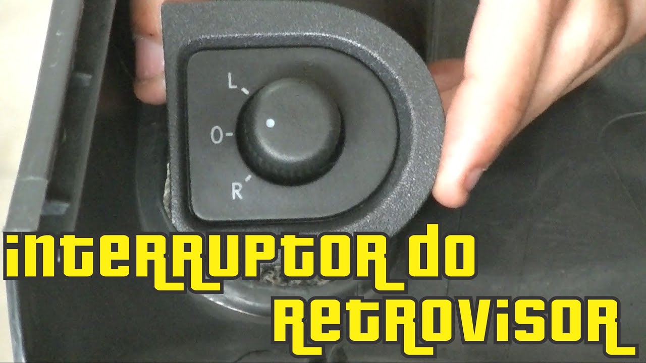 Como Retirar o Botão do Retrovisor Elétrico - Gol G5 e G6