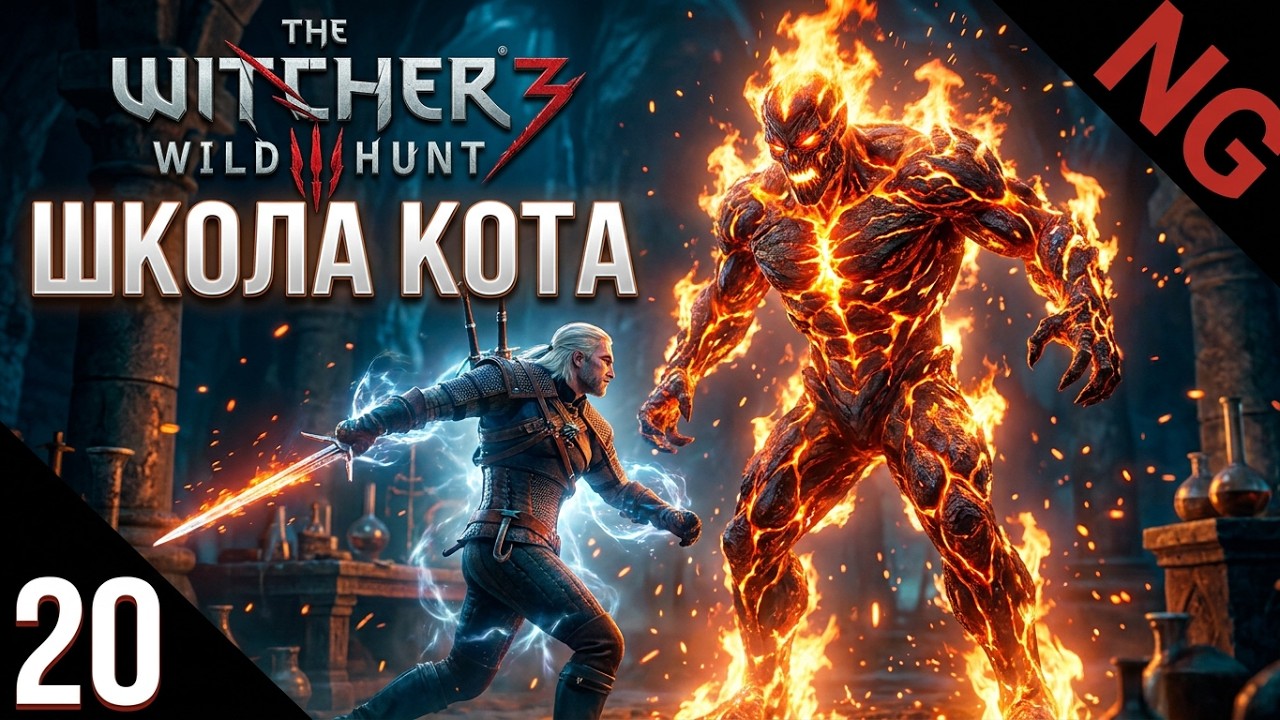 The Witcher 3 Дикая охота-  #20. Ведьмачьи древности школы Кота.