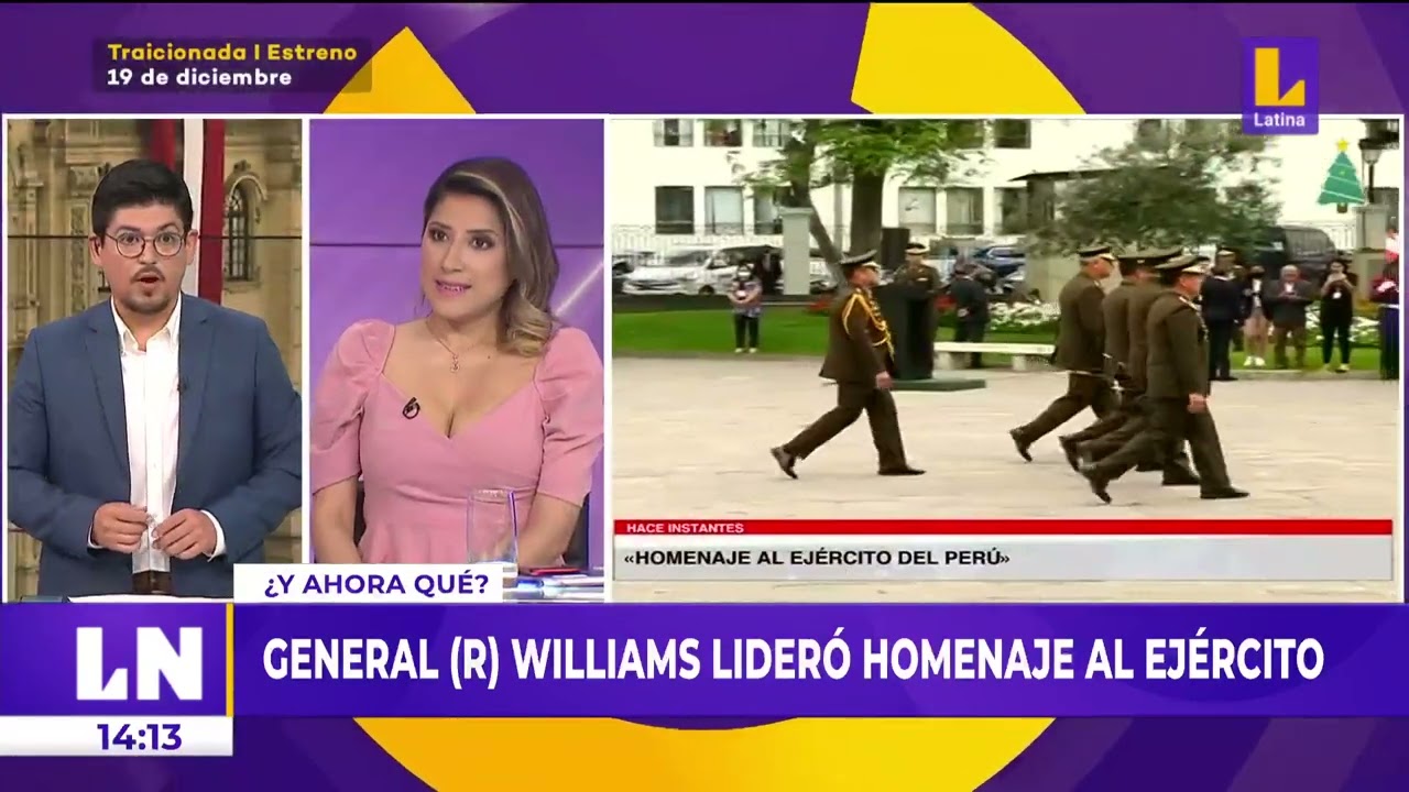 🔴 General Jos&eacute; Williams Zapata lider&oacute; homenaje al ej&eacute;rcito