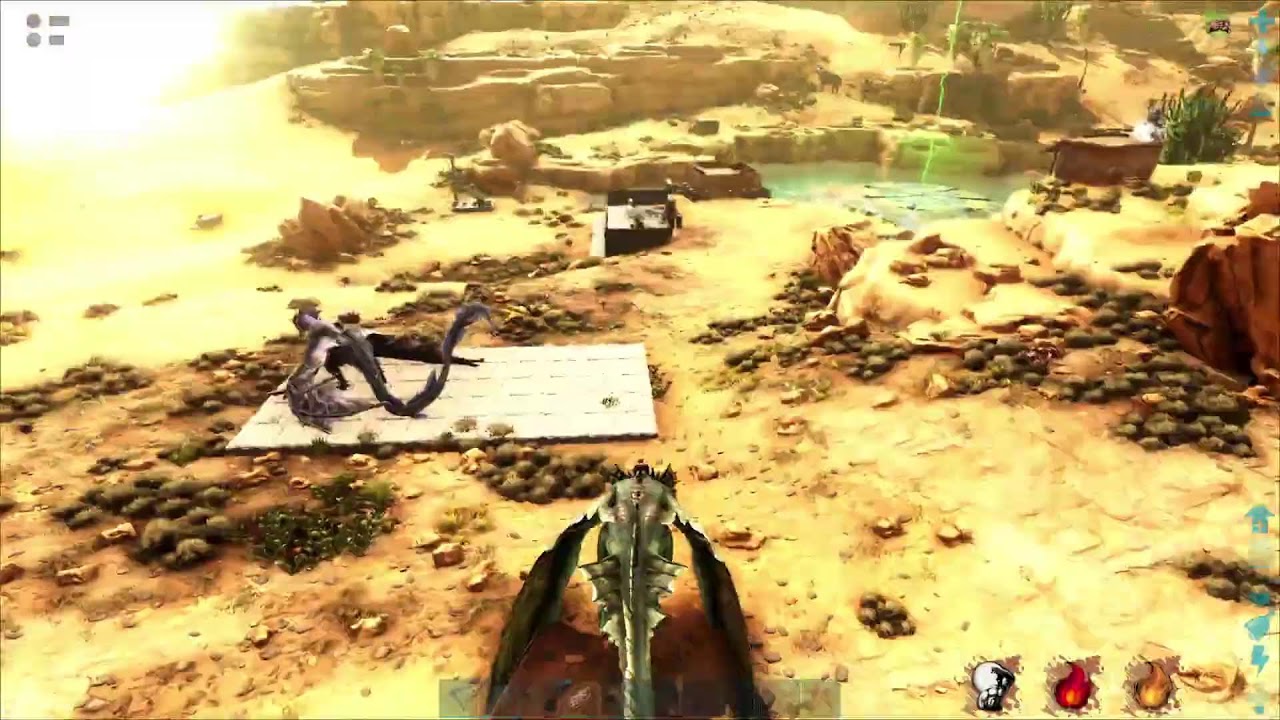 ARK 🔥 SCORCHED EARTH 🌞 DINOSAUR CAVING ⚡⚡⚡