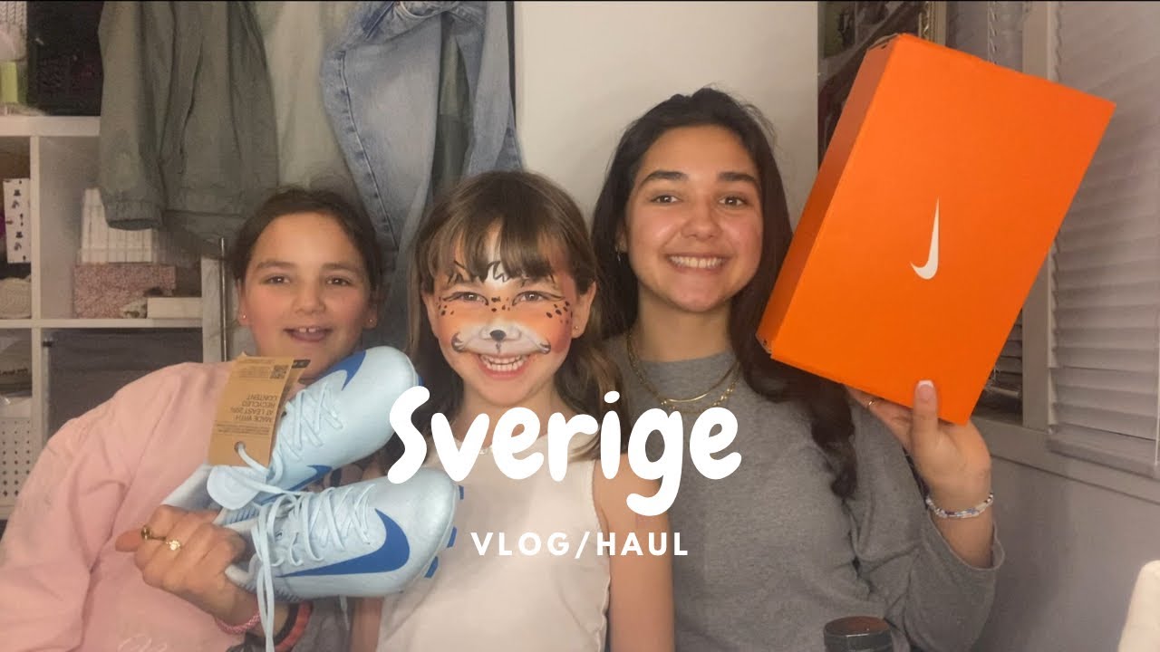 Sverige Vlog/haul!!