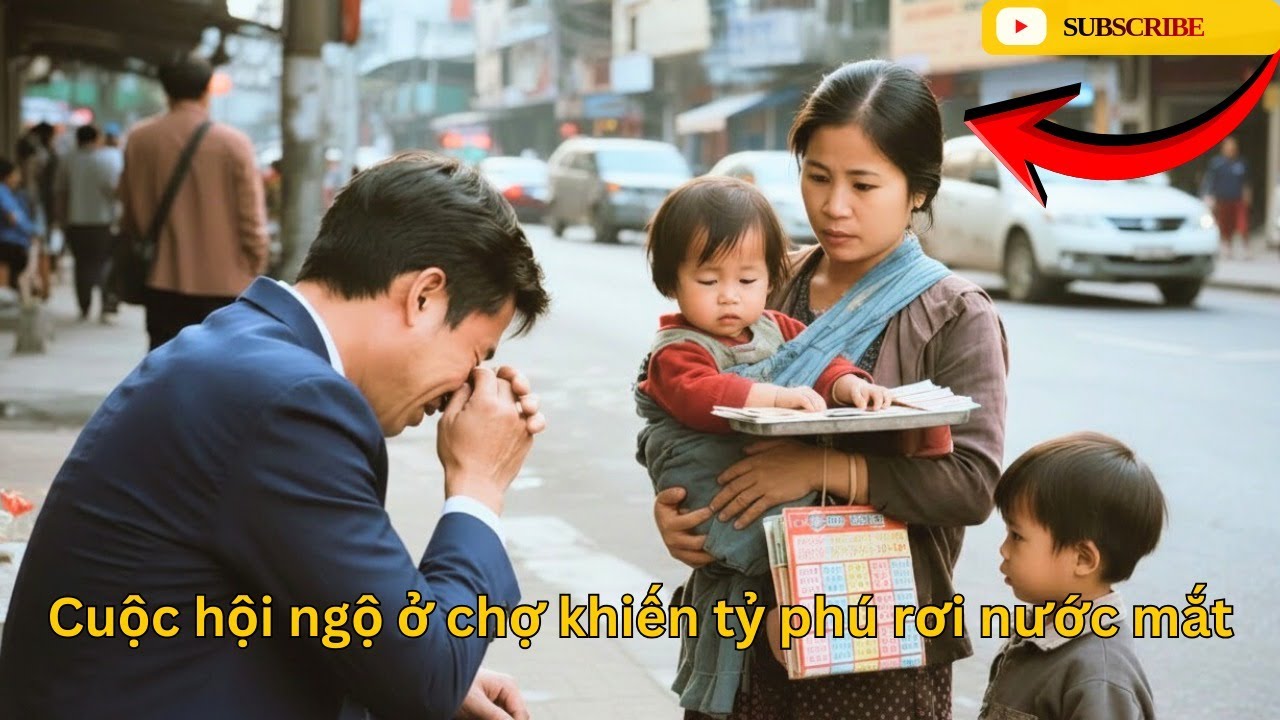 Người Mẹ Bán Vé Số Nuôi Con Suốt 4 Năm, Ngày Gặp Lại Khiến Tỷ Phú Quỳ Gục Khóc Giữa Chợ Đông Người