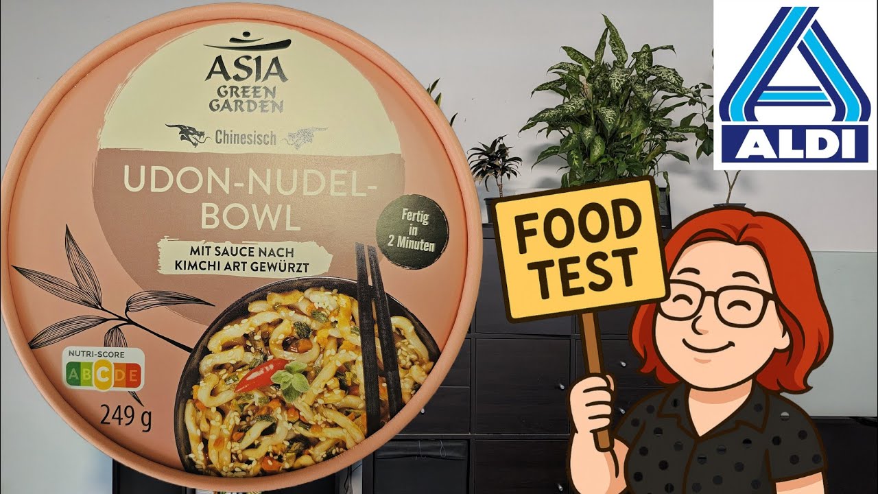 🥢 Aldi Food Test: Kimchi Udon Nudel Bowl Fertiggericht – Mega lecker oder Flop? 