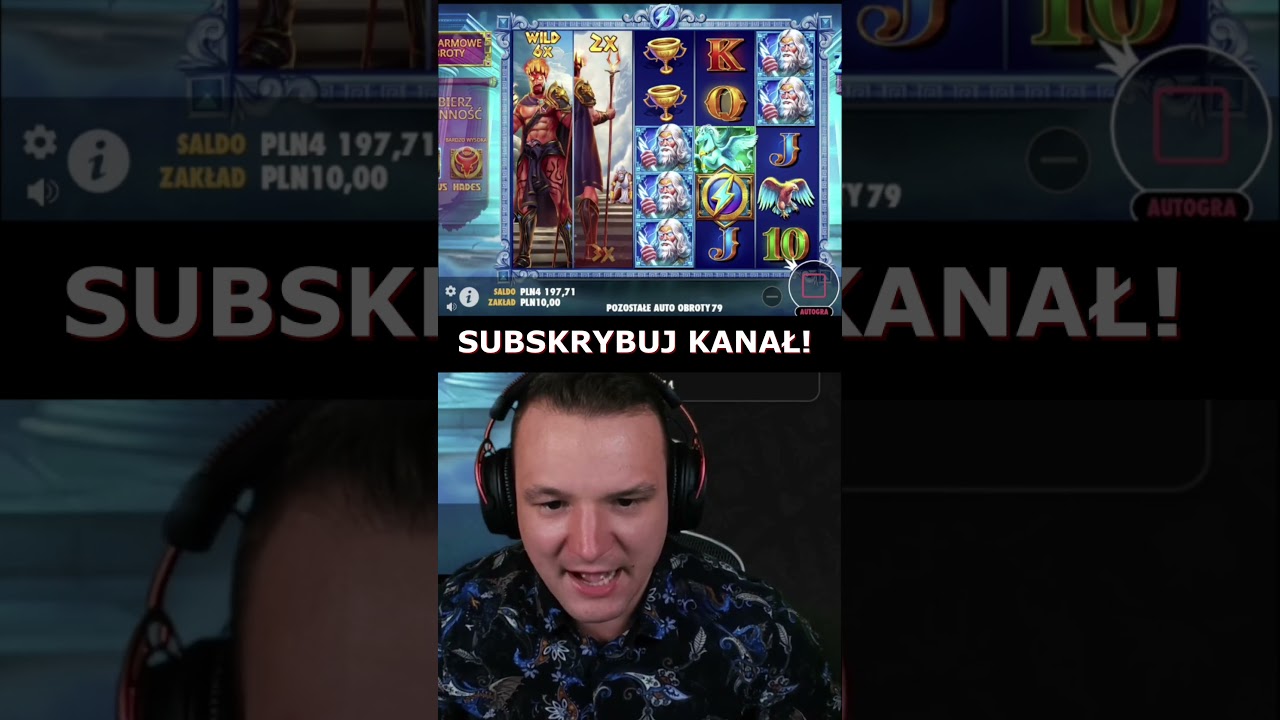 Niesamowite szczęście polskiego streamera w kasynach online