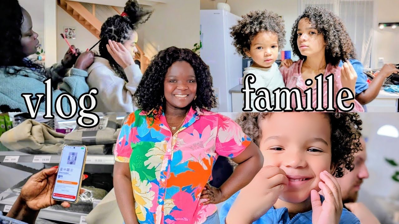 Vlog/sorti achat pour la maison🛍️. Ça n'a pas duré elle enlève tout 😱