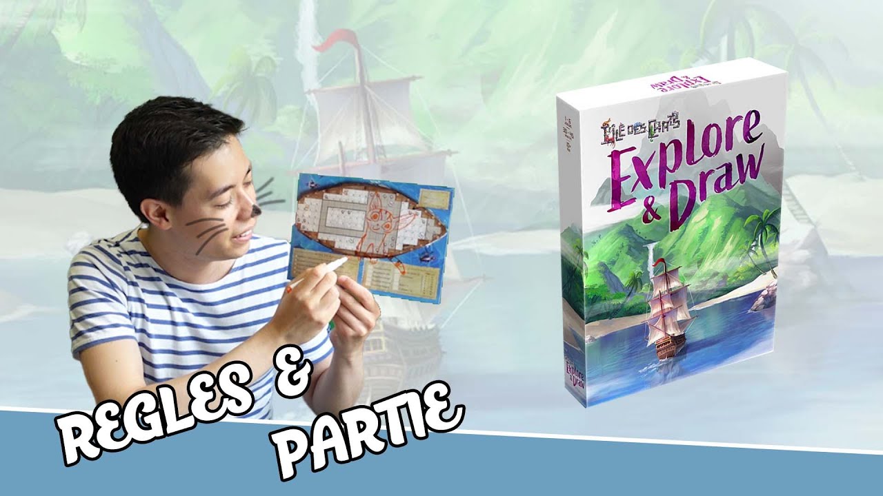 L'ile des chats - Explore & Draw - Présentation,  Règles et Partie
