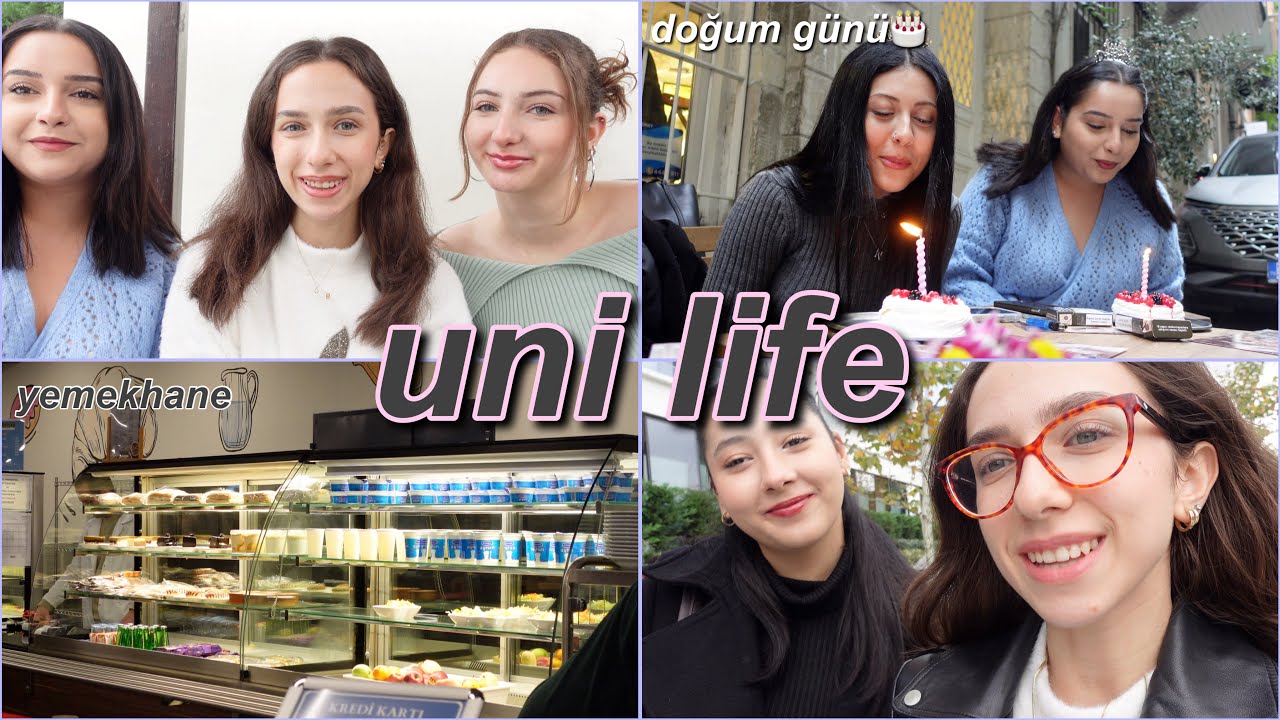 UNI LIFE 2! |Sürpriz Doğum Günü Kutlaması,İstinye Üniversitesi,Yemekhane,Hazırlık Nasıl Geçiyor?🙂‍↔️