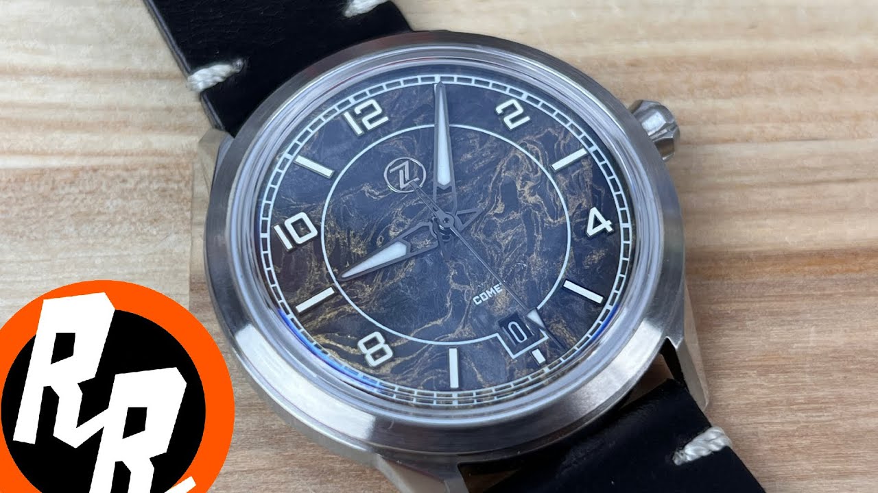 Zelos Comet 39mm &ldquo;Carbon Gold Dial&rdquo;