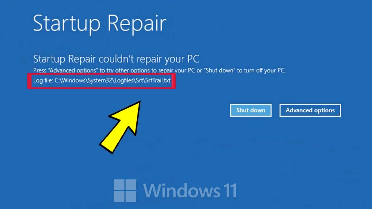 решение: Srttrail.txt ошибка синего экрана в windows 11 | Fix Srttrail.txt Error windows 11 🟦 💻