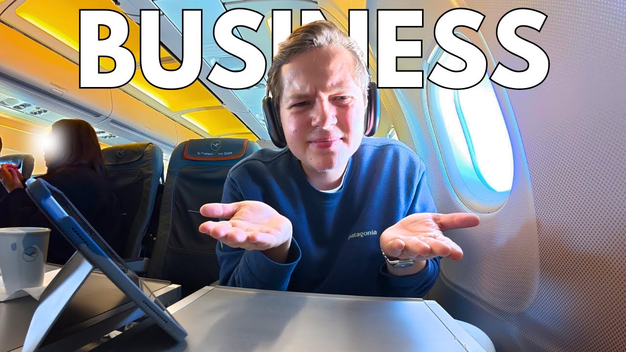 LUFTHANSA Business Class! A319 | Wirklich so schlecht? 🤔 |  (AMS - MUC)