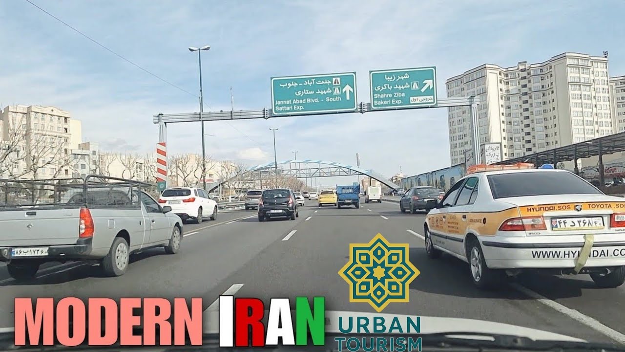 A Calm Winter Drive Across Tehran 🇮🇷 | Daylight Expressway Views