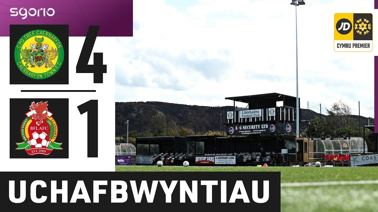Uchafbwyntiau | Highlights: Caernarfon 4-1 Llansawel | Cymru Premier JD