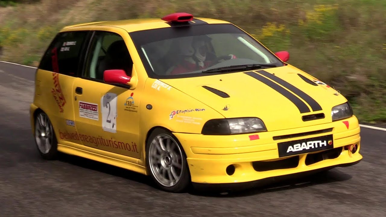 Fiat Punto GT Turbo - Hillclimb race, on board & sound