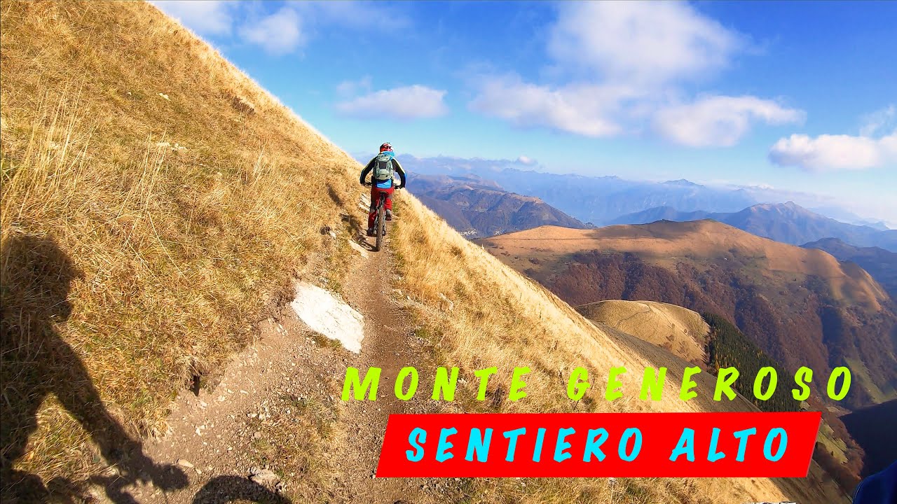 MTB Generoso Sentiero alto Alpe Squadrina - Alpe Sella