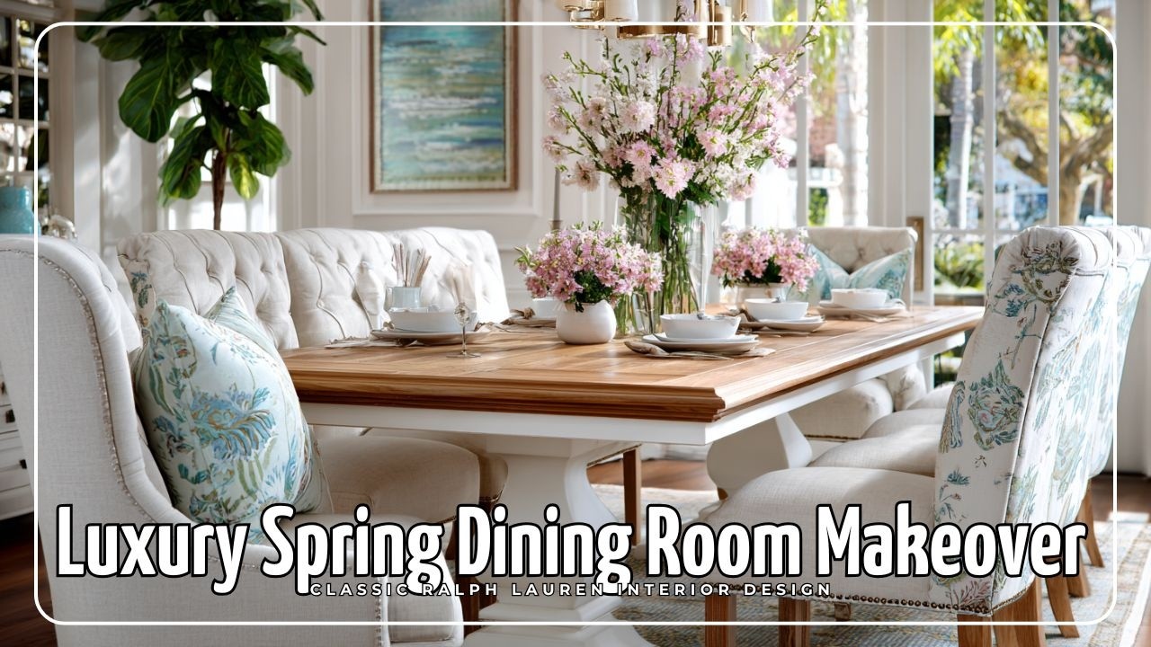 Timeless Spring Dining Room 🌷 Ralph Lauren Home Style 2026 Inspiration