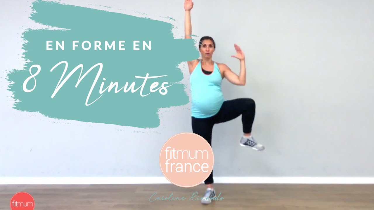 SPORT PENDANT LA GROSSESSE ♥ En forme en moins de 8 minutes par FitMumFrance.fr (Full Training)
