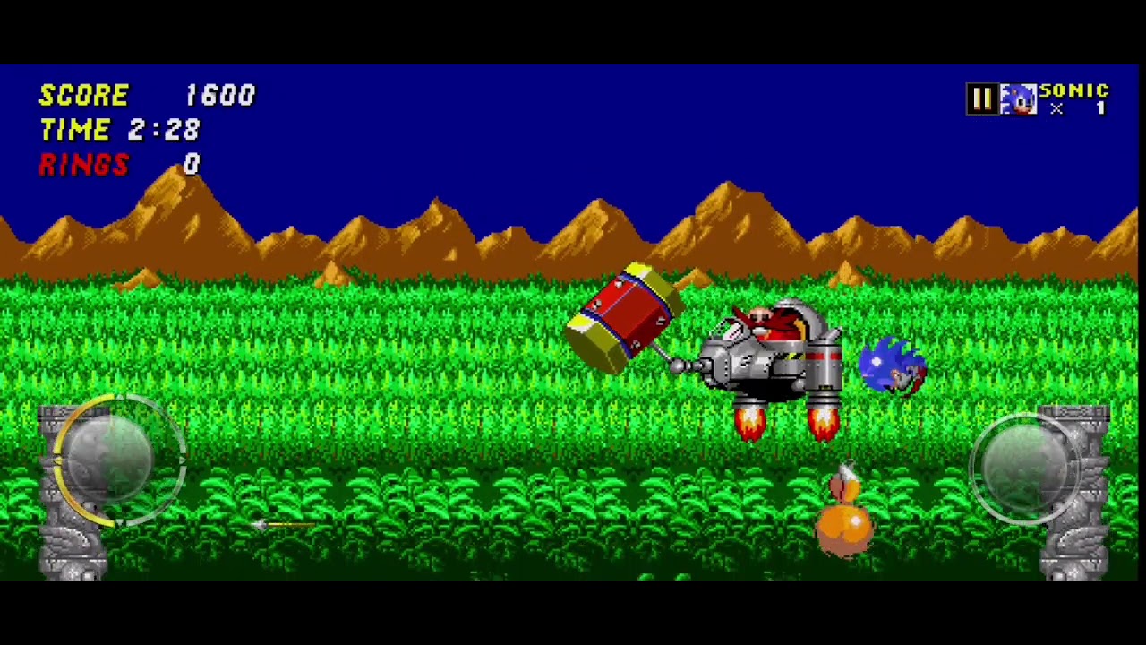 Aquatic Ruin zone ( 1 / 2 ) playing sonic the hedgehog 2 classic super sonic & tails got passed 2 