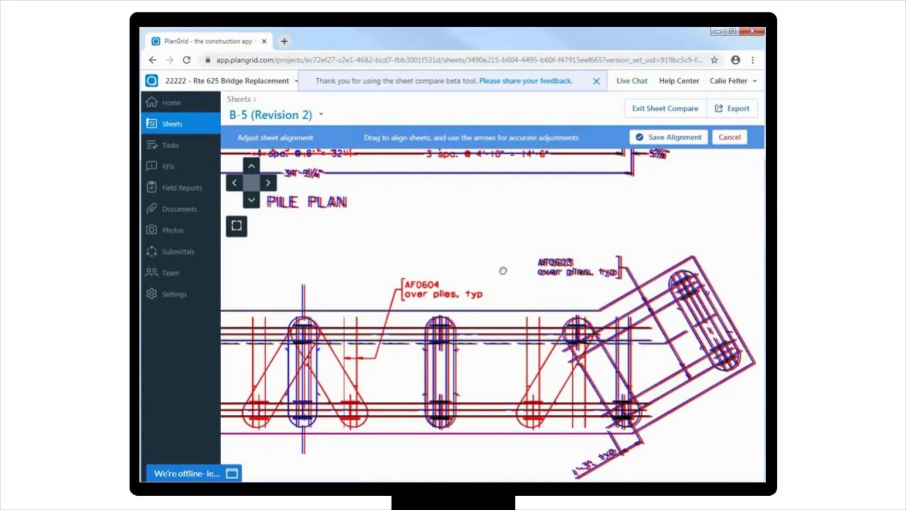 PlanGrid: Creating a New Version in a Project Plan Set