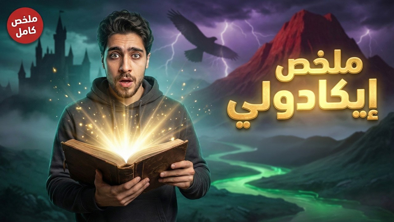 شاب لقى كتاب سحري وانتقل لمملكة خيالية | مملكة البلاغة : الجزء الأول - إيكادولي