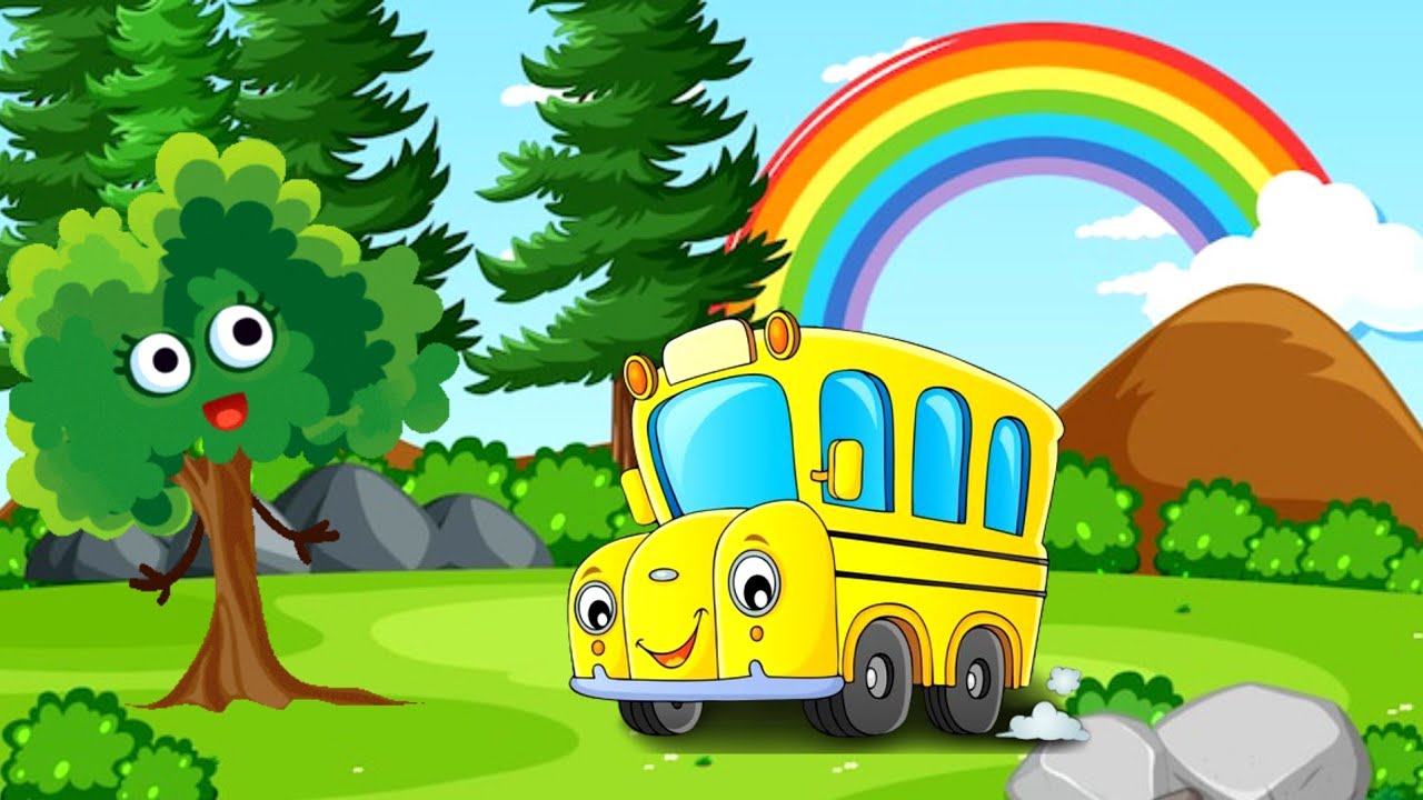 Wheels on the bus | Nursery Rhymes for Babies & Kids | Cartoon Kids Song #nurseryrhymes #kids#baby