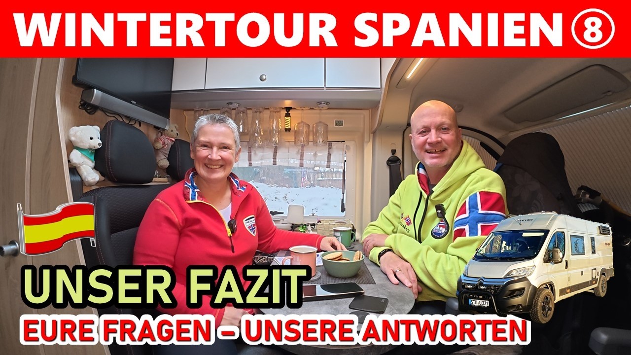 3.900 km für 3 Wochen SPANIEN? 🚐 Lohnt sich der WINTER-TRIP wirklich? | FAZIT & EURE FRAGEN
