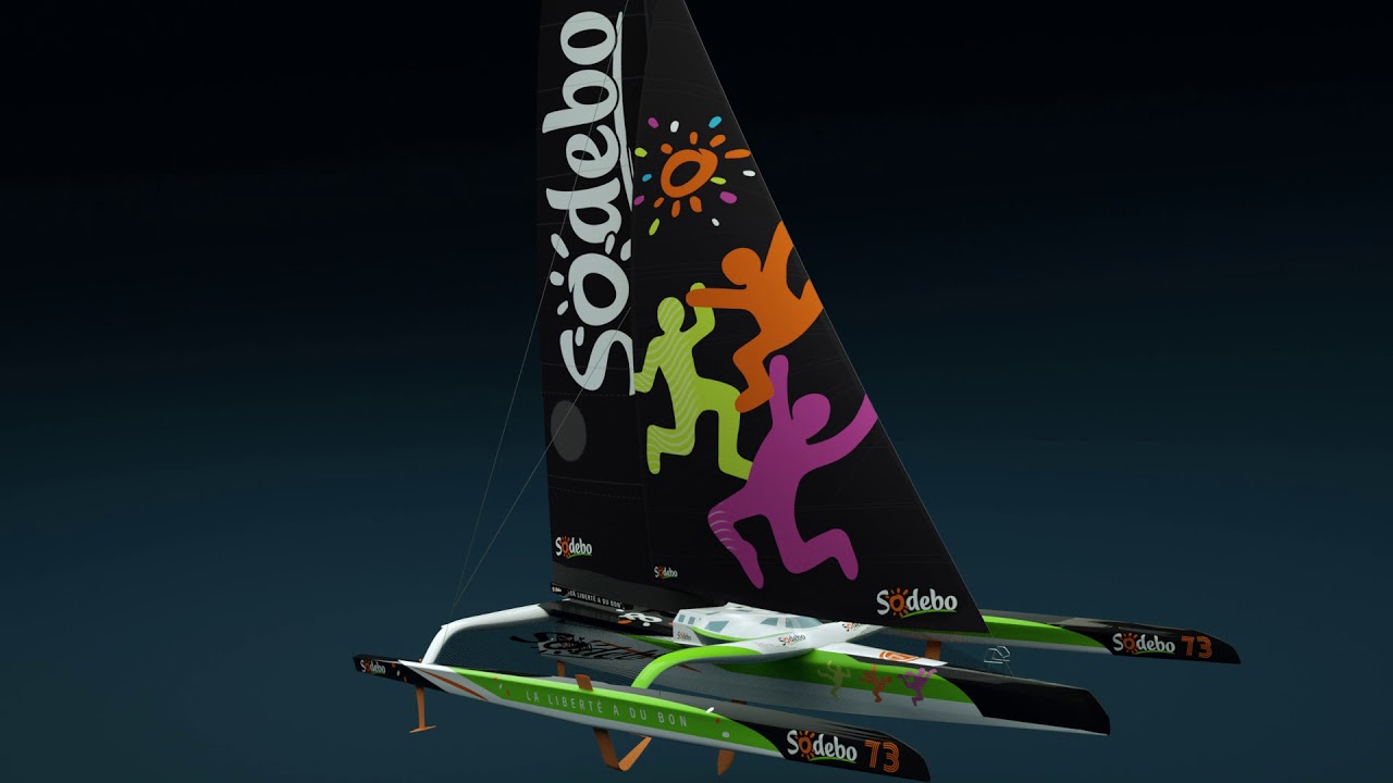 VIDEO 3D. El nuevo Trimar&aacute;n SODEBO ULTIM 3 de Thomas Coville