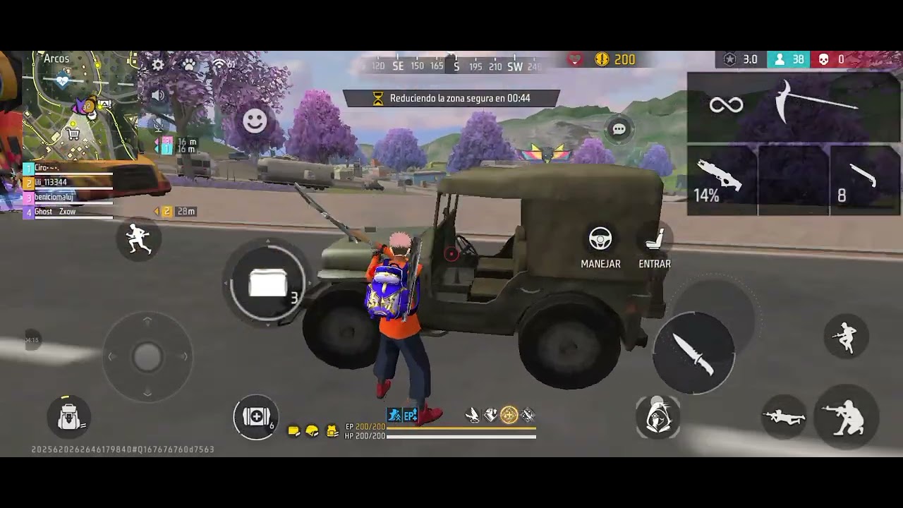 Subiendo a diamante 2 en free fire (La proxima lo haré mejor)