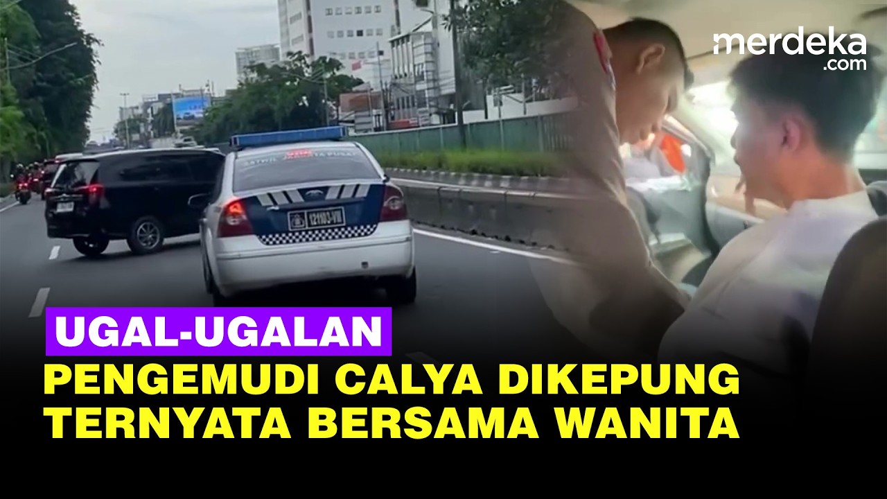 Massa Murka Kepung Pengemudi Calya Lawan Arah di Jakpus, Polisi Masuk Dalam Mobil Ada Wanita