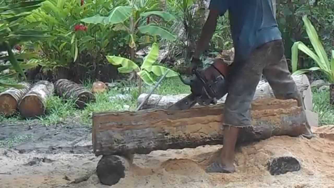 how to make a house of coconut wood