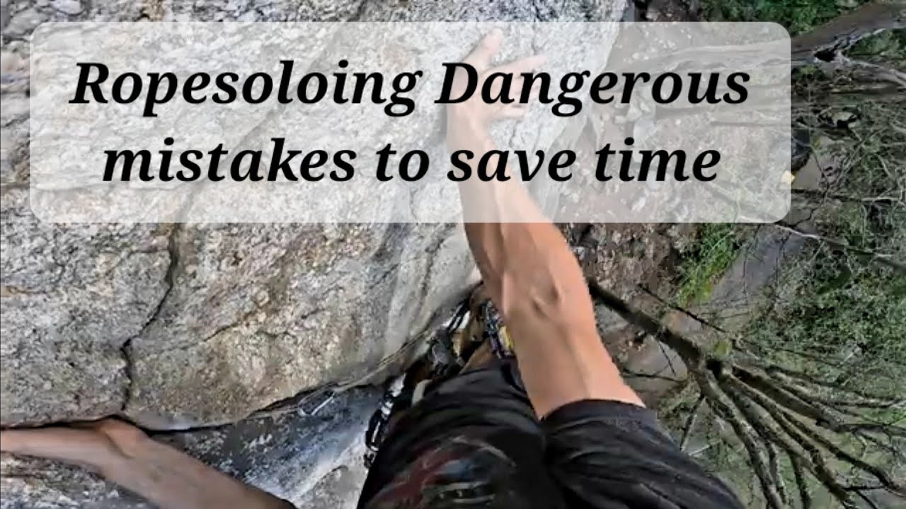 Climbing friend was late so I ropesoloed trad 5.7 at Gunks. I cut alot of corners, comment errors