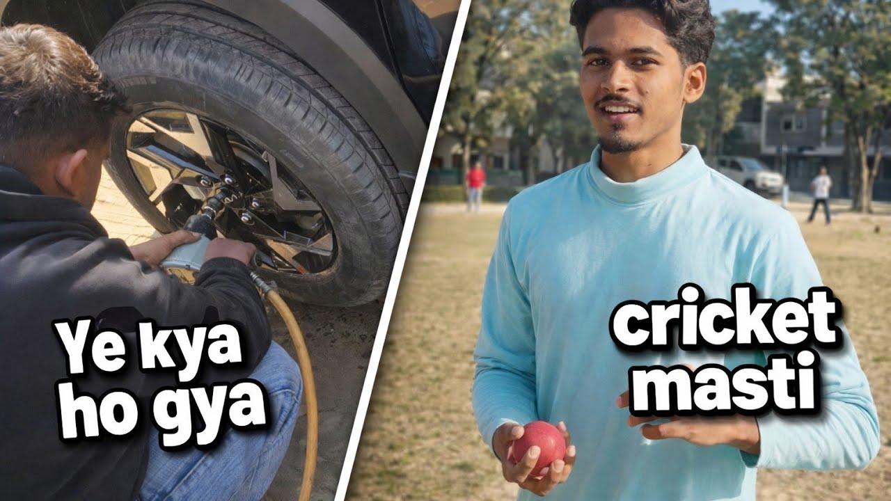 Tyre Puncture Se Cricket Ground Tak aaj ka Sunday Vlog | Vishal Agharia vlogs