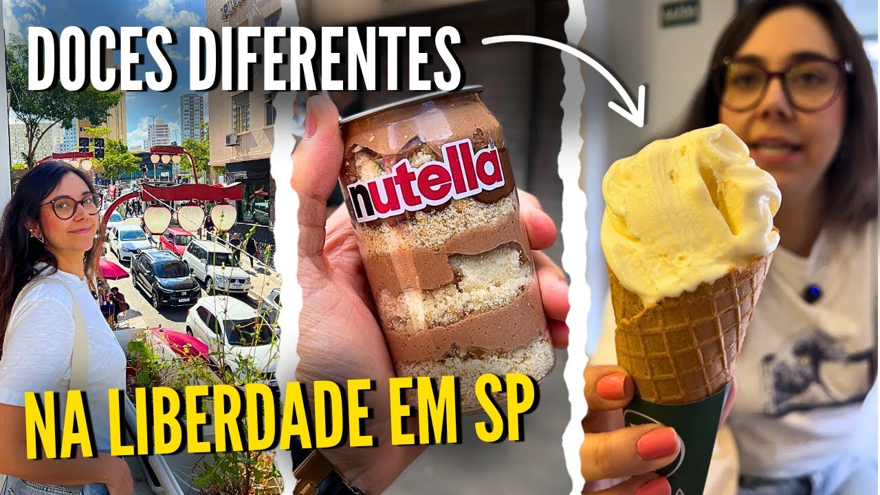 5 Doces DIFERENTES pra provar no BAIRRO DA LIBERDADE em SP!