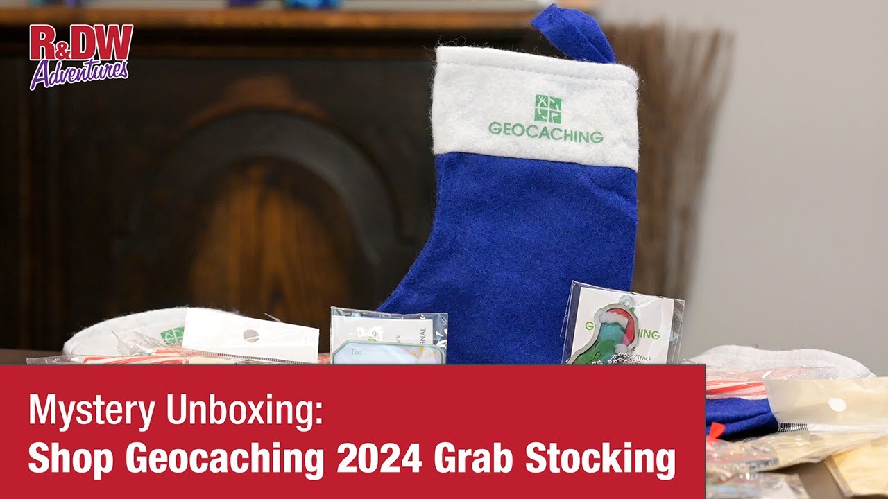 Mystery Unboxing: Shop Geocaching 2024 Grab Stocking