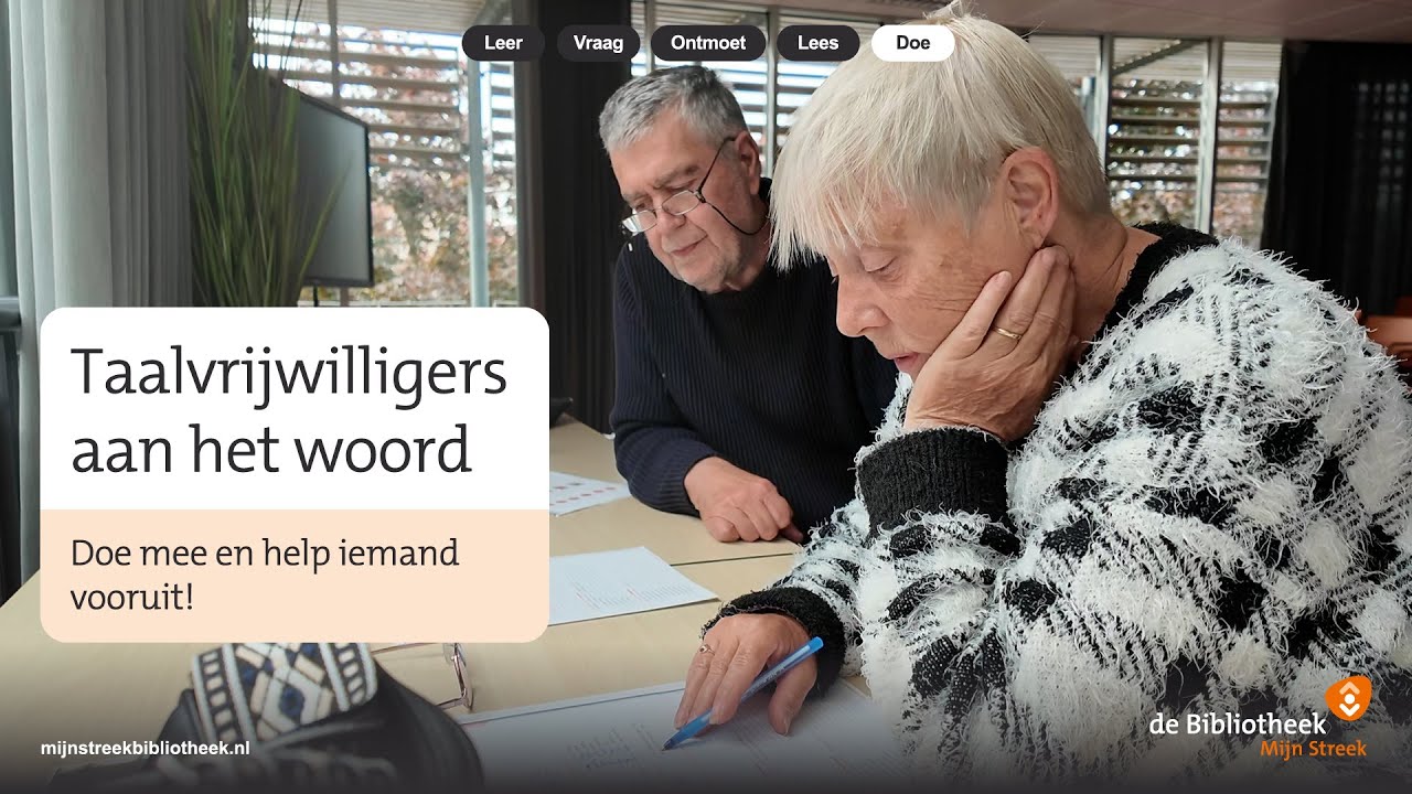 Taalvrijwilligers aan het woord | Mijn Streek Bibliotheek