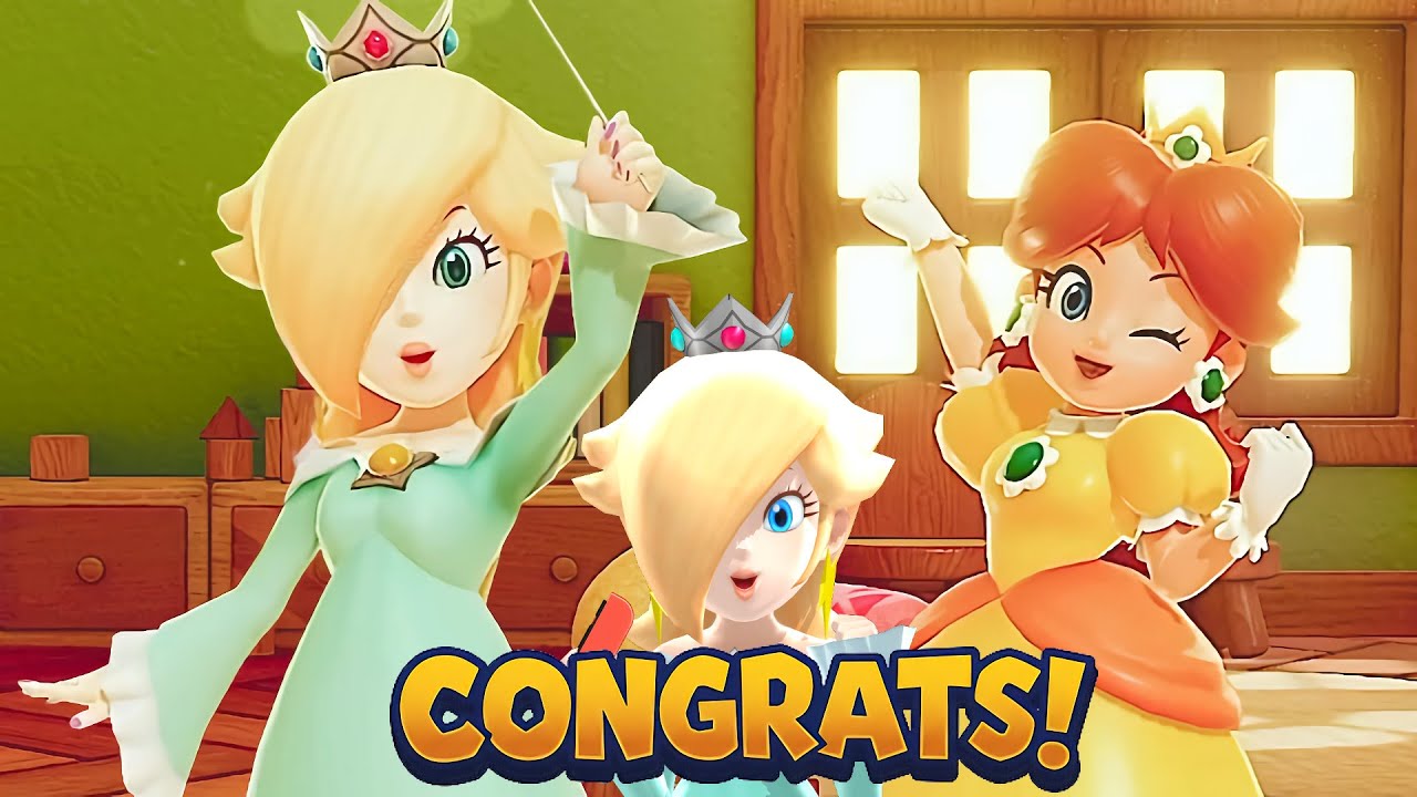 Super Mario Party Jamboree TV Carnival Coaster Rosalina and Daisy Volcano Coaster