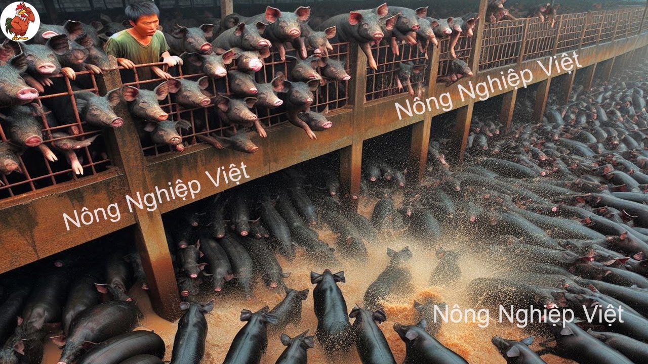 QUÁ HỜI! Trang trại lợn Ấn Độ - Hãy xem cách họ nuôi thả rông 10.000 con lợn như thế nào?