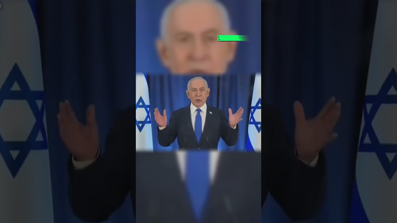 Посмотрите на руку Нетаньяху