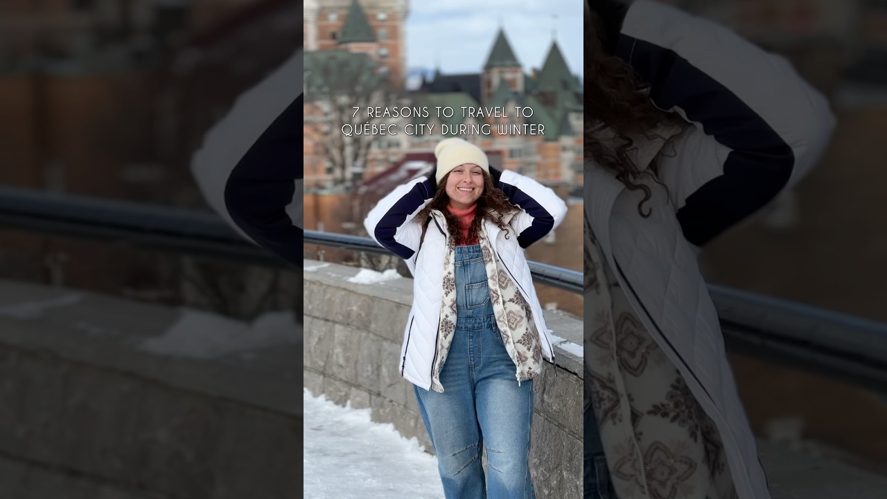 7 Reasons to Travel to Qu&eacute;bec City, Canada During Winter 🇨🇦✨❄️ #quebeccity #travel